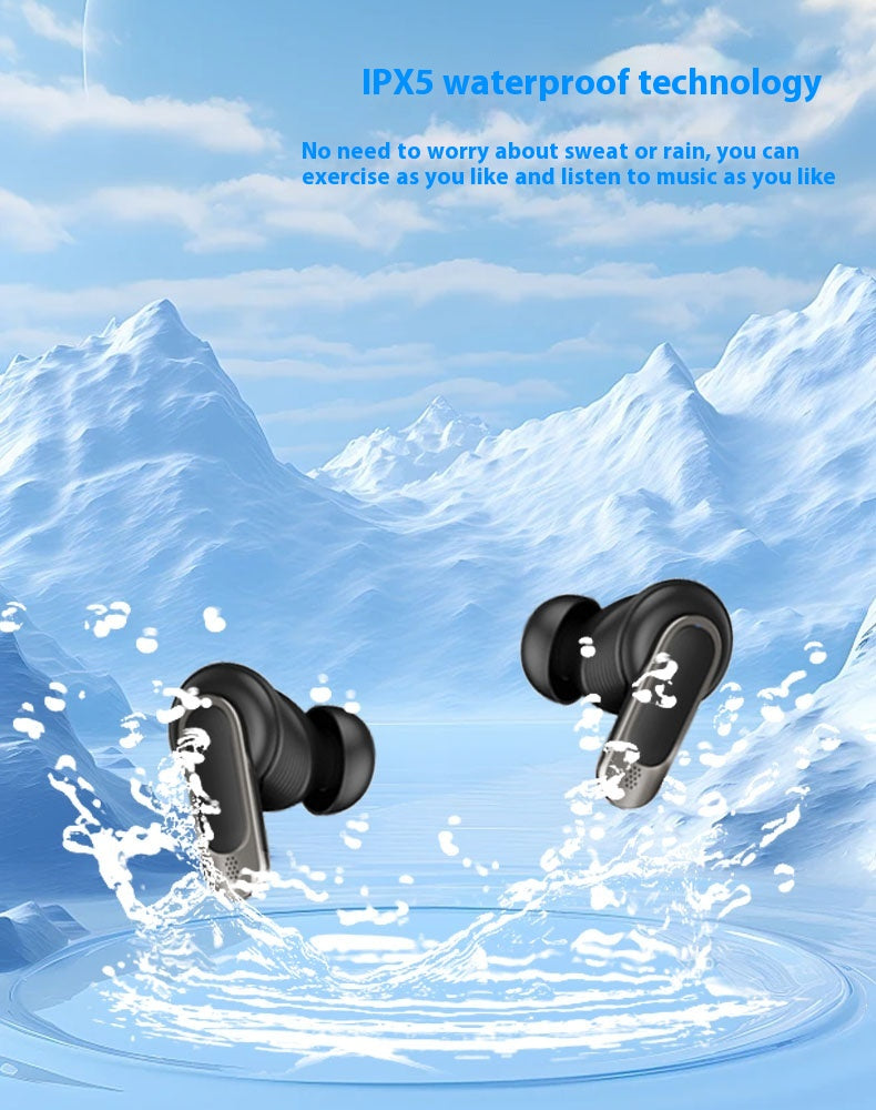 Ultra Long Battery Life Noise Cancelling Smart Screen Bluetooth Earphones V8