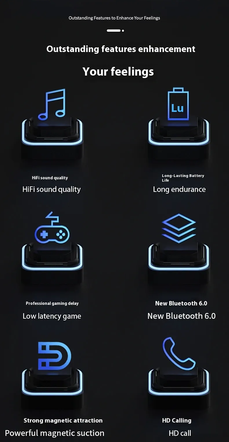 Wireless earbud A60 product