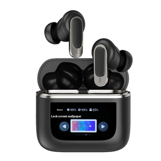 Ultra Long Battery Life Noise Cancelling Smart Screen Bluetooth Earphones V8